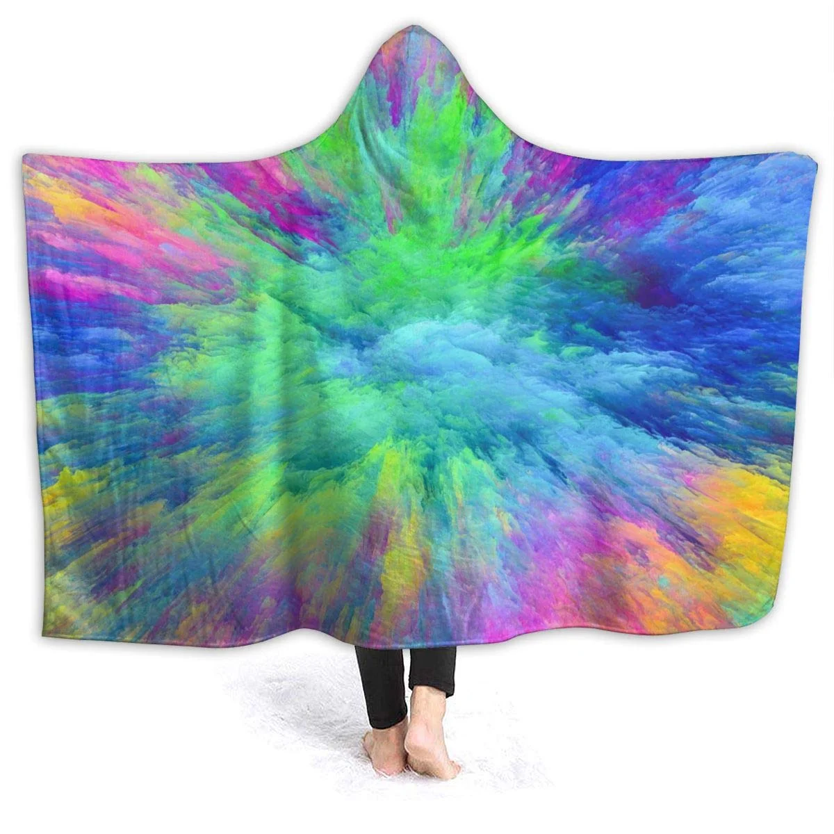 Color Painting Art Hooded Blanket Sofa Soft Flannel Decoration Warm And Comfortable Lightweight Microfiber 50x40 Children
Color Painting Art Hooded Blanket Sofa Soft Flannel Decoration Warm And Comfortable Lightweight Microfiber 50x40 Children