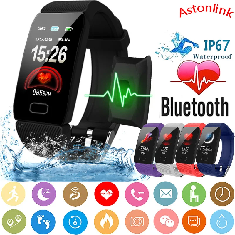 Смарт-браслет мужской/женский с пульсометром и шагомером
Смарт-браслет мужской/женский с пульсометром и шагомером