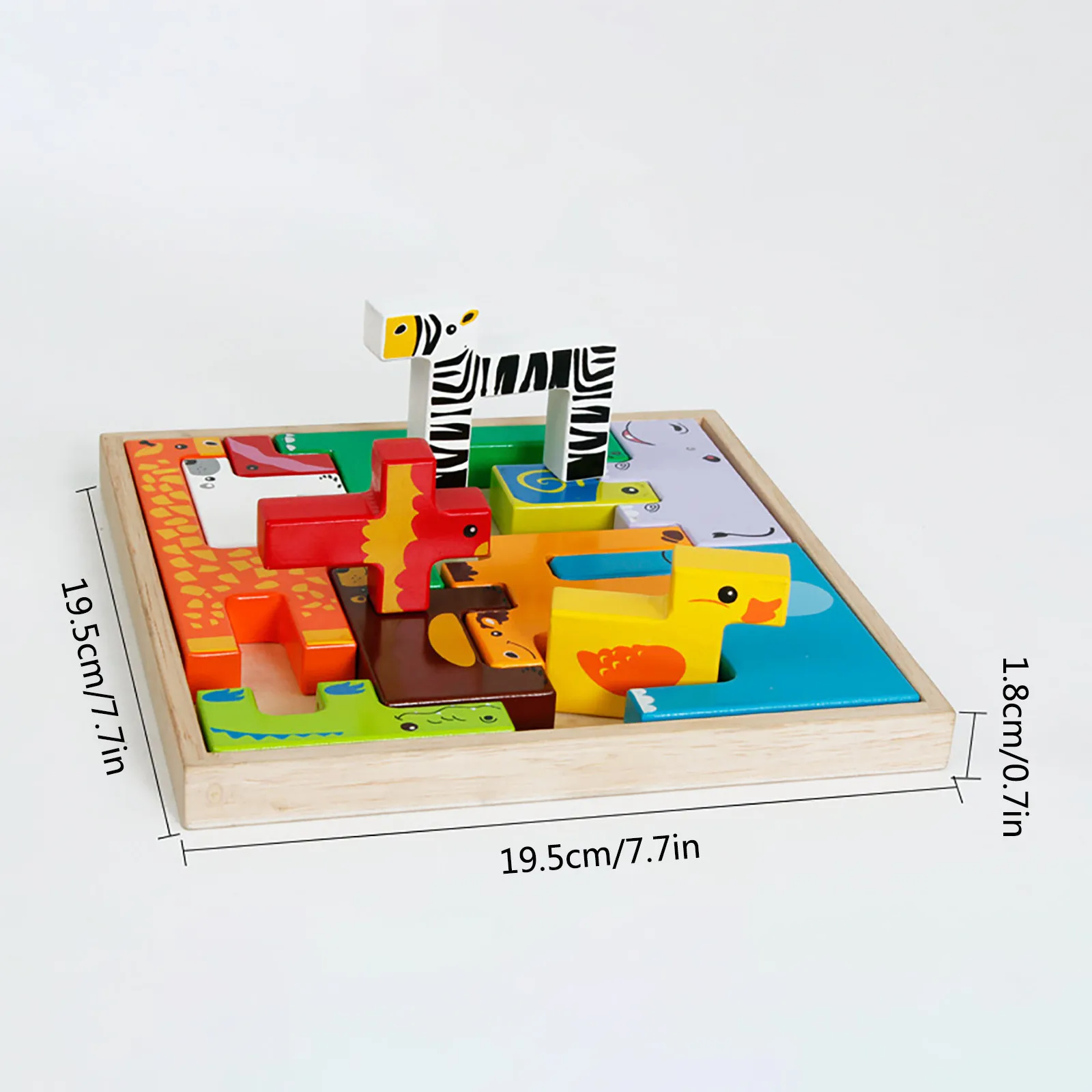 3D Animal Puzzles Wooden Upper Case Letter and Colours Learning Board Toy Ideal for Early Educational Learning for Toddlers
3D Animal Puzzles Wooden Upper Case Letter and Colours Learning Board Toy Ideal for Early Educational Learning for Toddlers