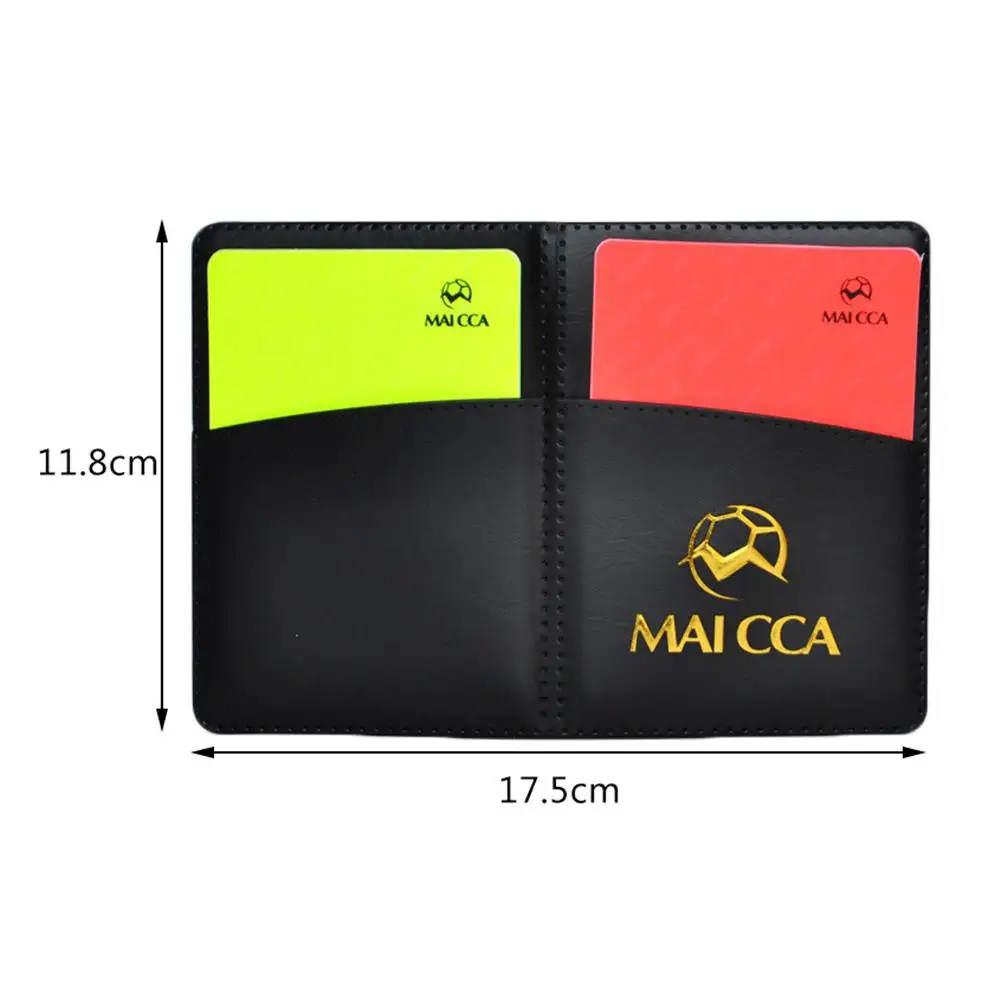 Football Referee Tool Football Red Yellow Cards Record Red Card Yellow Card Referee Tool With Leather Case Ballpoint Pen
Football Referee Tool Football Red Yellow Cards Record Red Card Yellow Card Referee Tool With Leather Case Ballpoint Pen
