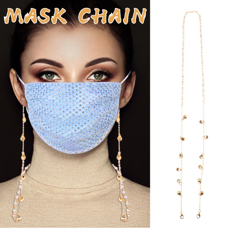 2 Hanging Hooks Mask Storage Lanyard Trendy Pearl Shell Mask Hanging Neck Chain Face Masks Pendant Non-slip Anti-drop Holder Rop
2 Hanging Hooks Mask Storage Lanyard Trendy Pearl Shell Mask Hanging Neck Chain Face Masks Pendant Non-slip Anti-drop Holder Rop