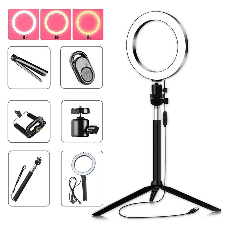 POHIKS 1 шт. регулируемое кольцо с регулируемой яркостью заполняющий светильник 80 светодиодный светильник с бусинами для фотосъемки заполняющ... 
POHIKS 1 шт. регулируемое кольцо с регулируемой яркостью заполняющий светильник 80 светодиодный светильник с бусинами для фотосъемки заполняющ...