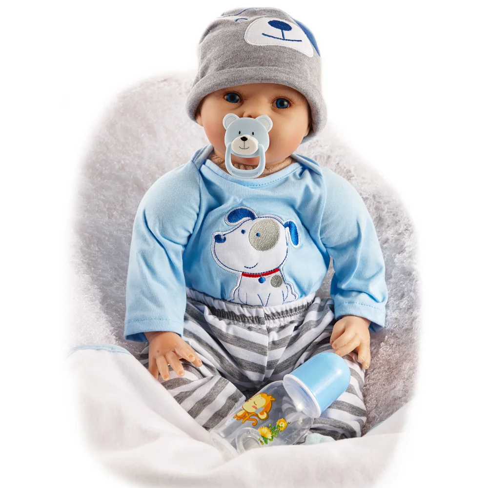 55cm Baby Doll Boy Simulation Dolls Playmate Kids Toys Christmas Birthday Gifts Photography Props Rebirth 
55cm Baby Doll Boy Simulation Dolls Playmate Kids Toys Christmas Birthday Gifts Photography Props Rebirth