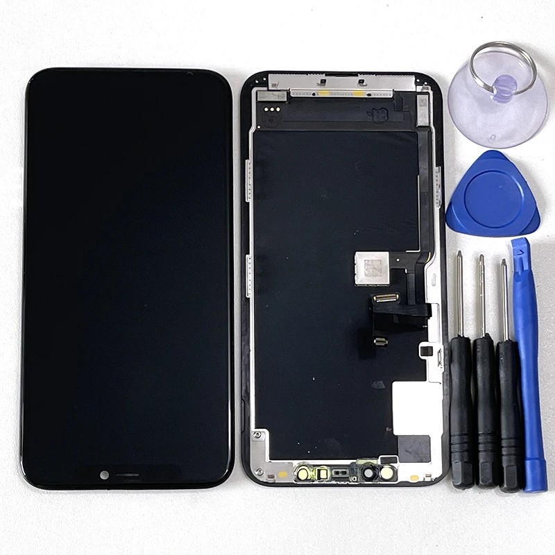 ЖК-дисплей с сенсорной панелью и дигитайзером для iPhone 11 Pro, экран для iPhone 11pro, A2215, A2160, A2217, протестирован
ЖК-дисплей с сенсорной панелью и дигитайзером для iPhone 11 Pro, экран для iPhone 11pro, A2215, A2160, A2217, протестирован