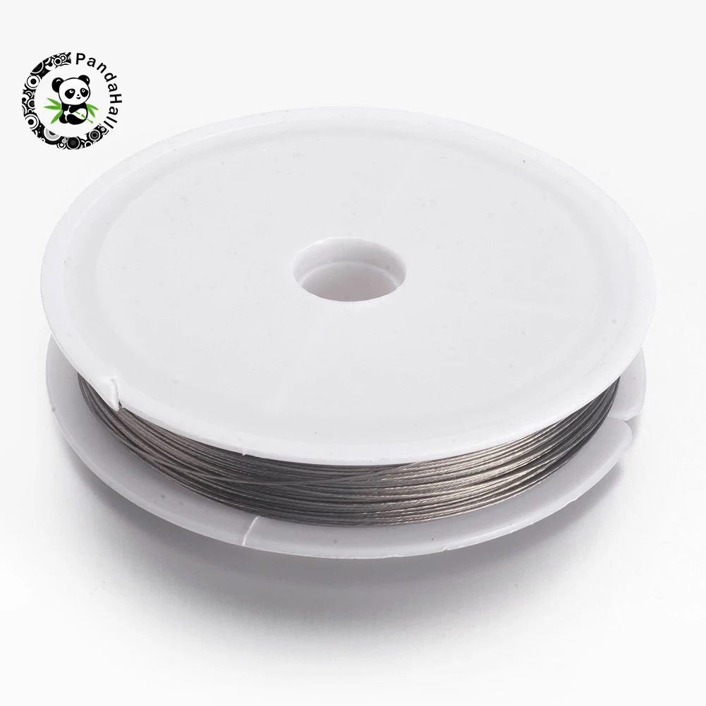 50m/Roll 0.45mm Resistant Strong Line Nylon-coated Stainless Steel Wire Tiger Tail Beading Wire For Jewelry Making Finding
50m/Roll 0.45mm Resistant Strong Line Nylon-coated Stainless Steel Wire Tiger Tail Beading Wire For Jewelry Making Finding