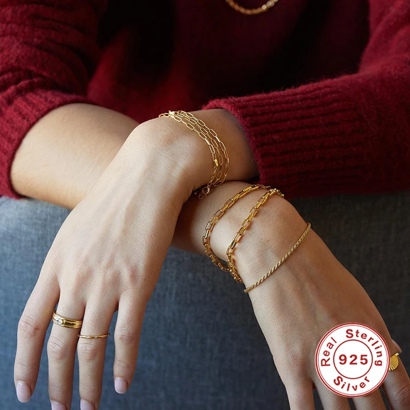 Aide S925 Sterling Silver Bracelet Minimalist Fashion Hemp Rope For Women Ladies Wedding Party Gifts Chain Bracelet Fine Jewelry
Aide S925 Sterling Silver Bracelet Minimalist Fashion Hemp Rope For Women Ladies Wedding Party Gifts Chain Bracelet Fine Jewelry