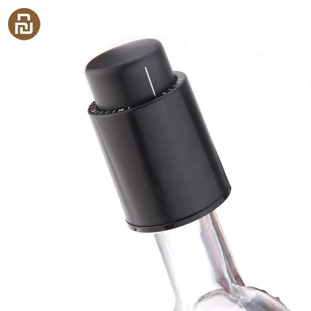 Фото Круглая пластиковая вакуумная пробка для винных бутылок Joy герметичная