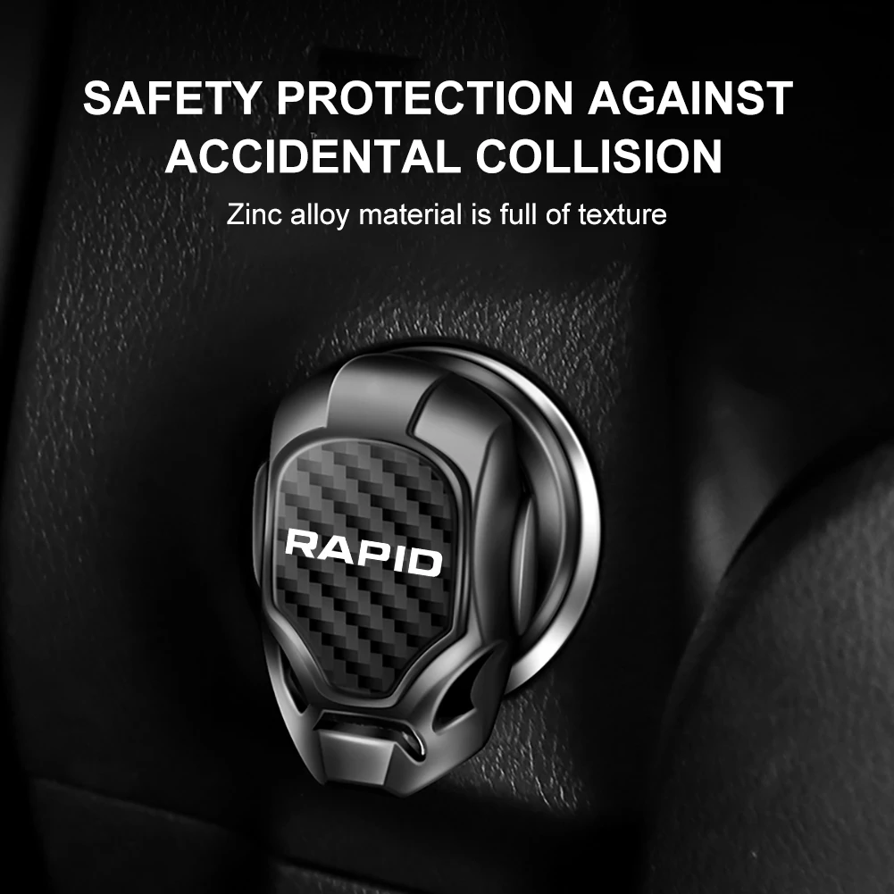 For Skoda RAPID OCTAVIA FABIA SCALA SUPERB Car One Button Lgnition Key Decorative Ring Cover Engine Start / Stop Button
For Skoda RAPID OCTAVIA FABIA SCALA SUPERB Car One Button Lgnition Key Decorative Ring Cover Engine Start / Stop Button