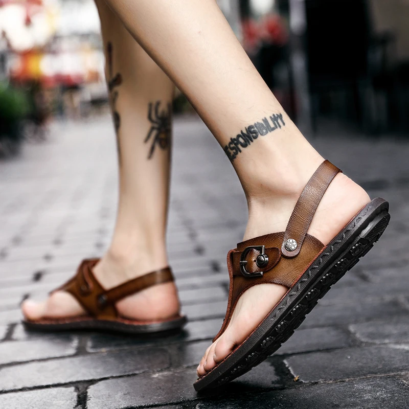 Sandals Outdoor Sandals Men Leather Genuine Sandalen Heren Sandalet Erkek Summer Sandalias Hombre Sandalle Homme Beach
Sandals Outdoor Sandals Men Leather Genuine Sandalen Heren Sandalet Erkek Summer Sandalias Hombre Sandalle Homme Beach