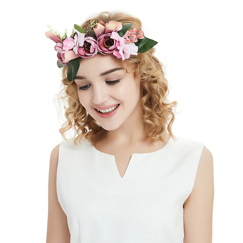 Romantic Velvet Flower Crown Hairband Daisy Bridal Head Wreath Floral Headbands Bride Bridesmaid Wedding Hair Accessories Hawaii
Romantic Velvet Flower Crown Hairband Daisy Bridal Head Wreath Floral Headbands Bride Bridesmaid Wedding Hair Accessories Hawaii