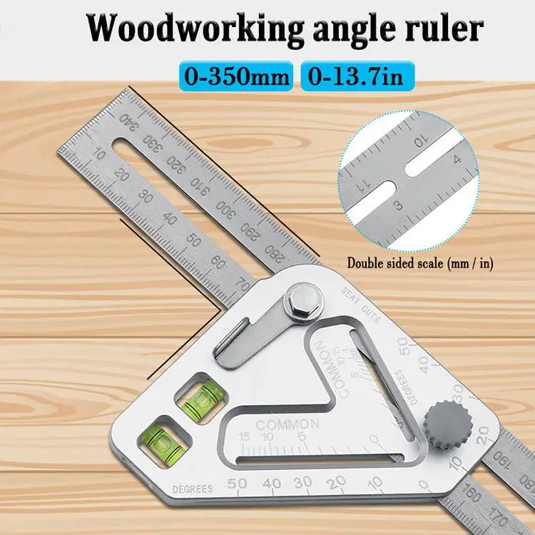 Practical Roof Revolutionizing Carpentry Utensil Multi-function Measuring Tool Angle Ruler Protractor Carpenter Tools
Practical Roof Revolutionizing Carpentry Utensil Multi-function Measuring Tool Angle Ruler Protractor Carpenter Tools