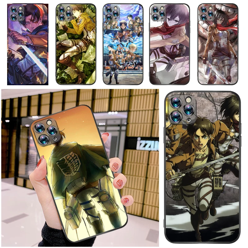 Attack On Titan Armin Arlert Levi Eren Jager Mikasa Ackerman Phone Case For iPhone 12 Pro MAX Mini SE 2020 Funda Carcasa
Attack On Titan Armin Arlert Levi Eren Jager Mikasa Ackerman Phone Case For iPhone 12 Pro MAX Mini SE 2020 Funda Carcasa