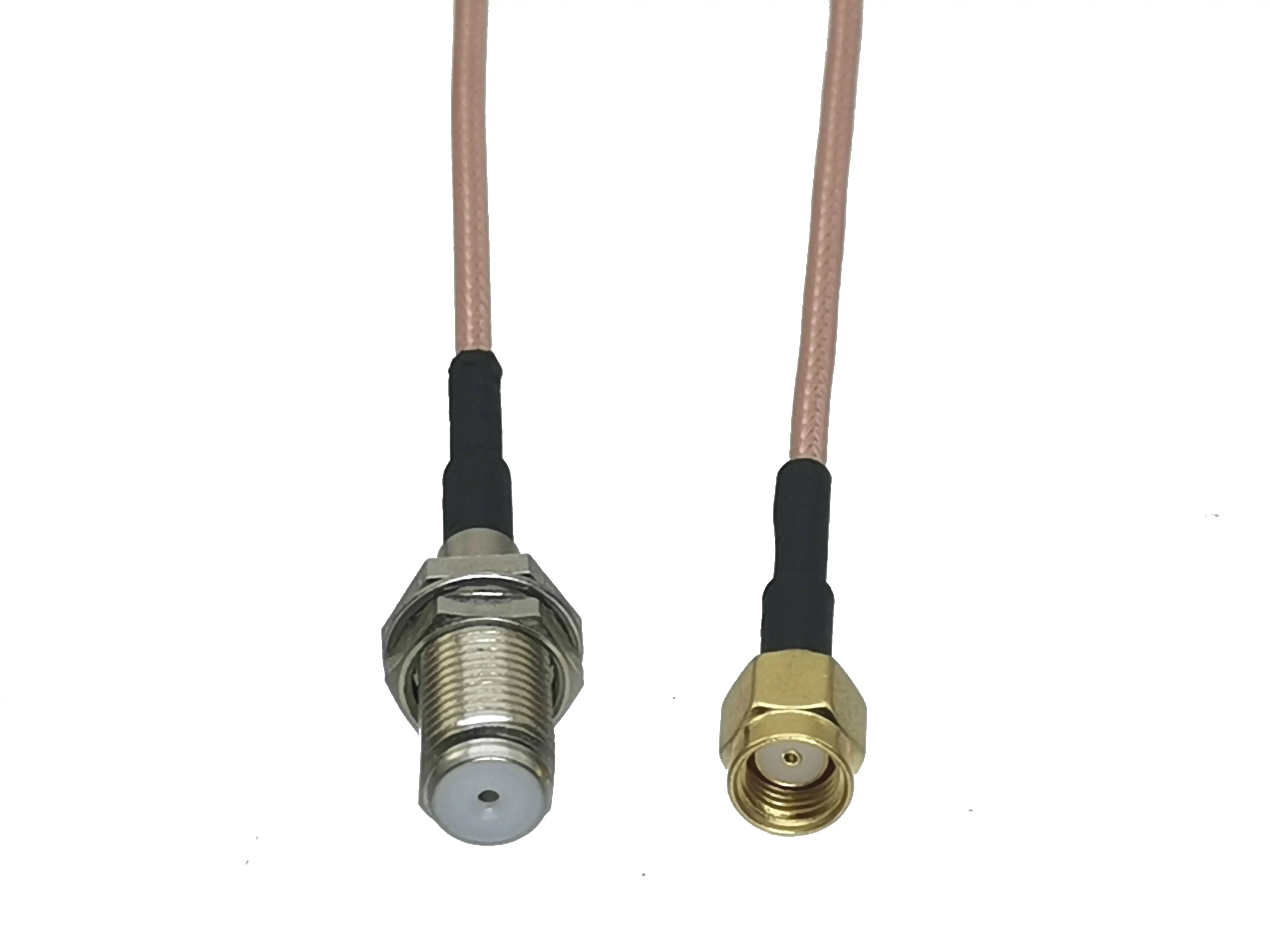RG316 RP-SMA мужской разъем для F ТВ Женский Разъем перегородка прямой RF гибкий