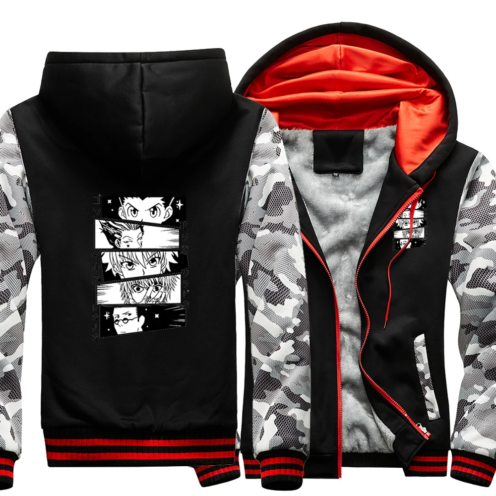 HunterHunter Japanese Anime Hxh Freecss Raglan Thick Hoodies Sweatshirts Men Jackets Sweatshirt Winter Warm Coats Sportswear
HunterHunter Japanese Anime Hxh Freecss Raglan Thick Hoodies Sweatshirts Men Jackets Sweatshirt Winter Warm Coats Sportswear