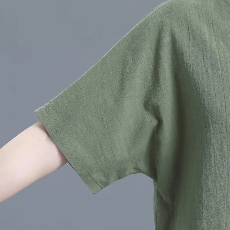 Vintage Shirts Blouses Femme Loose Black Cotton Linen Shirt Women Blusas Mujer Oversized White Summer Blouses Tops Solid Q4208
Vintage Shirts Blouses Femme Loose Black Cotton Linen Shirt Women Blusas Mujer Oversized White Summer Blouses Tops Solid Q4208