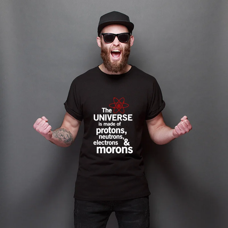 Hot Sale The Universe Is Made New Design Prevalent T Shirts Special O-Neck Tee-Shirt 3D Printed Cotton Tees For Men
Hot Sale The Universe Is Made New Design Prevalent T Shirts Special O-Neck Tee-Shirt 3D Printed Cotton Tees For Men