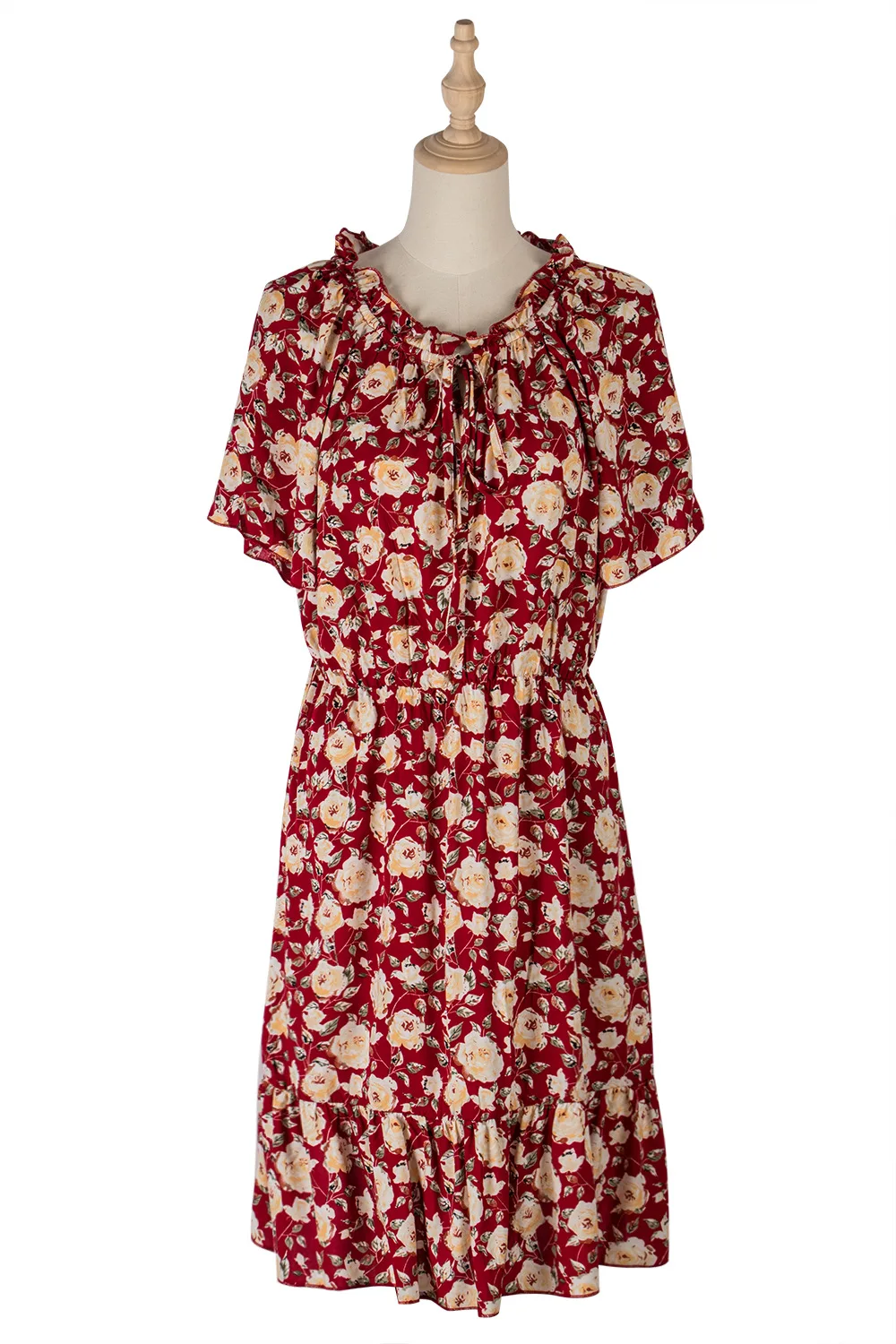 2021 Spring Summer New Women'S Loose And Casual Long High Waist Tightening Strap Short Sleeve Printed Dress A-LINE RED China
2021 Spring Summer New Women'S Loose And Casual Long High Waist Tightening Strap Short Sleeve Printed Dress A-LINE RED China