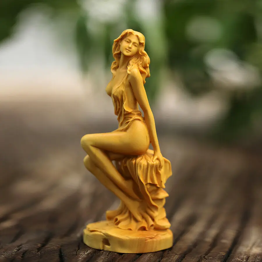 15 CM High Pretty Girl Hand Carved Boxwood Figurine Carving Woman Lady Geisha Sculpture - #ZPJ093
15 CM High Pretty Girl Hand Carved Boxwood Figurine Carving Woman Lady Geisha Sculpture - #ZPJ093