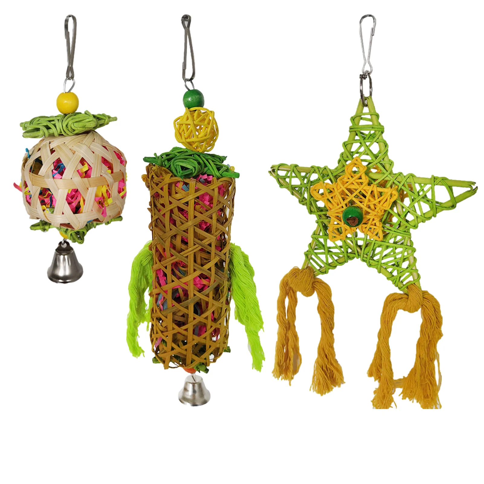 Комбинированная игрушка для птиц, попугай из бумаги и ротанга, игрушка для домашних животных из безопасного ротанга, 3 предмета, измельчение...
Комбинированная игрушка для птиц, попугай из бумаги и ротанга, игрушка для домашних животных из безопасного ротанга, 3 предмета, измельчение...