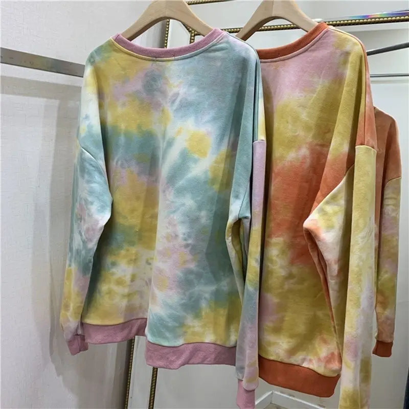 2020 New Hot style Tie-dye sweater women's mid-length loose long-sleeved jacket pullover sweater
2020 New Hot style Tie-dye sweater women's mid-length loose long-sleeved jacket pullover sweater