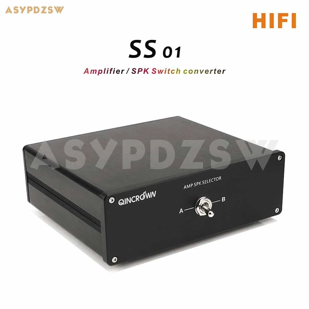 QINCROWN HIFI Audio switcher Amplifier Speaker Switching converter 1 Amplifier to 2 Speaker / 2 Speaker to 1 Amplifier
QINCROWN HIFI Audio switcher Amplifier Speaker Switching converter 1 Amplifier to 2 Speaker / 2 Speaker to 1 Amplifier