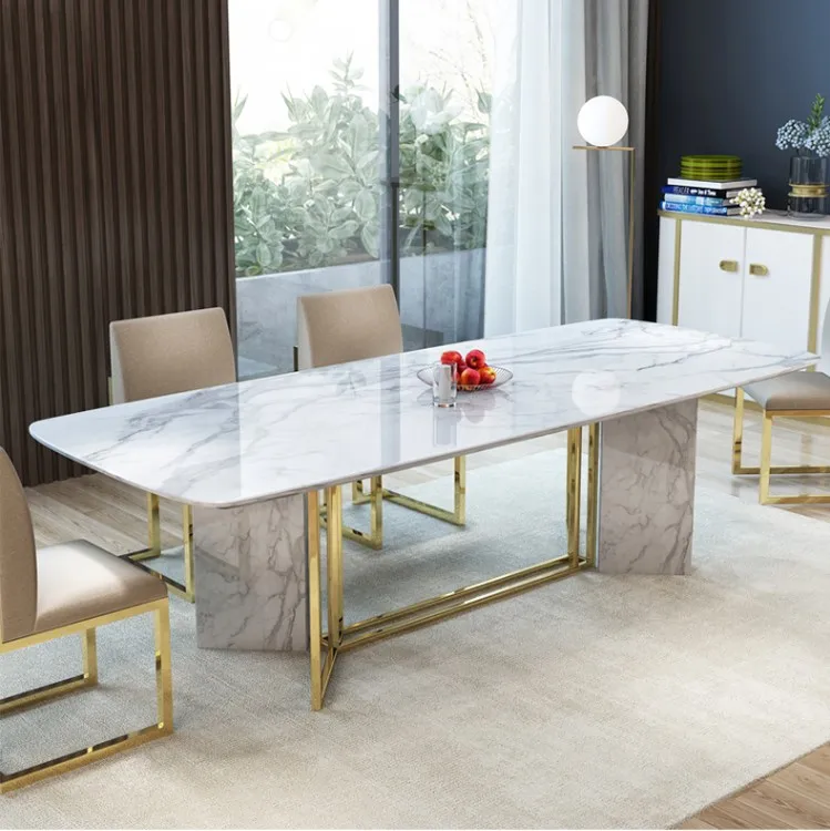 Scandinavian marble dining table rectangular modern minimalist home light luxury dining table and chairs negotiation table
Scandinavian marble dining table rectangular modern minimalist home light luxury dining table and chairs negotiation table