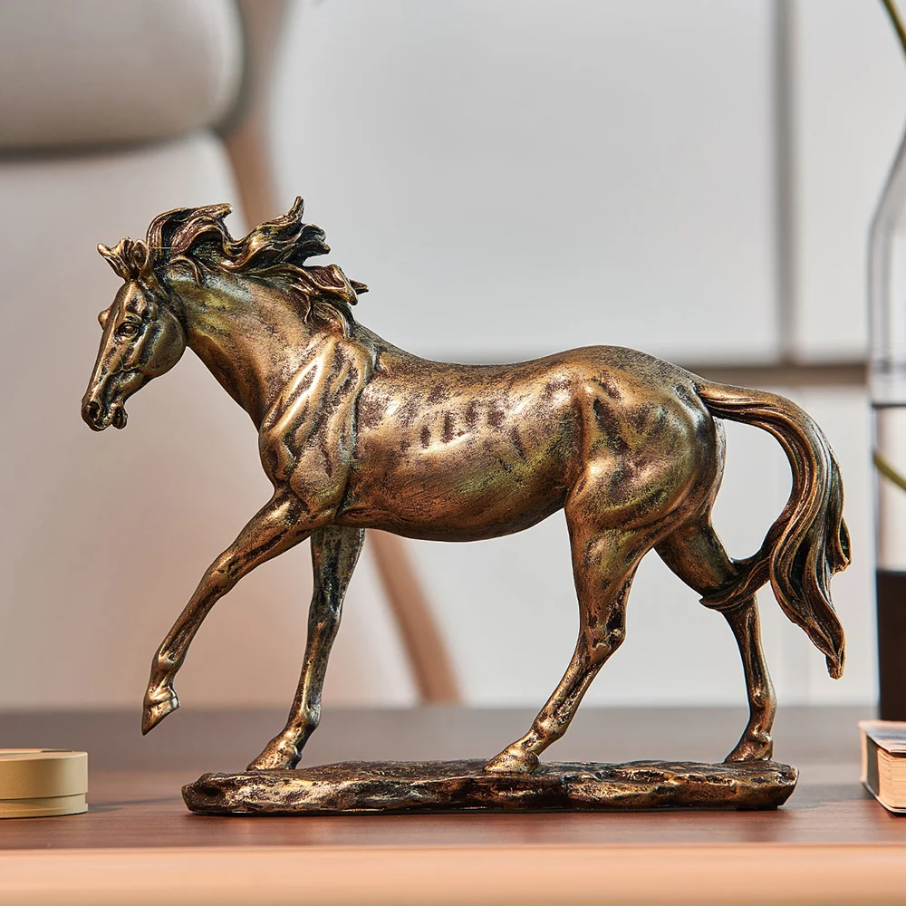 Retro Horse Decoration Resin Animal Shape Lucky Gift Modern Home Living Room Desk Decoration Feng Shui Decoration Gifts
Retro Horse Decoration Resin Animal Shape Lucky Gift Modern Home Living Room Desk Decoration Feng Shui Decoration Gifts
