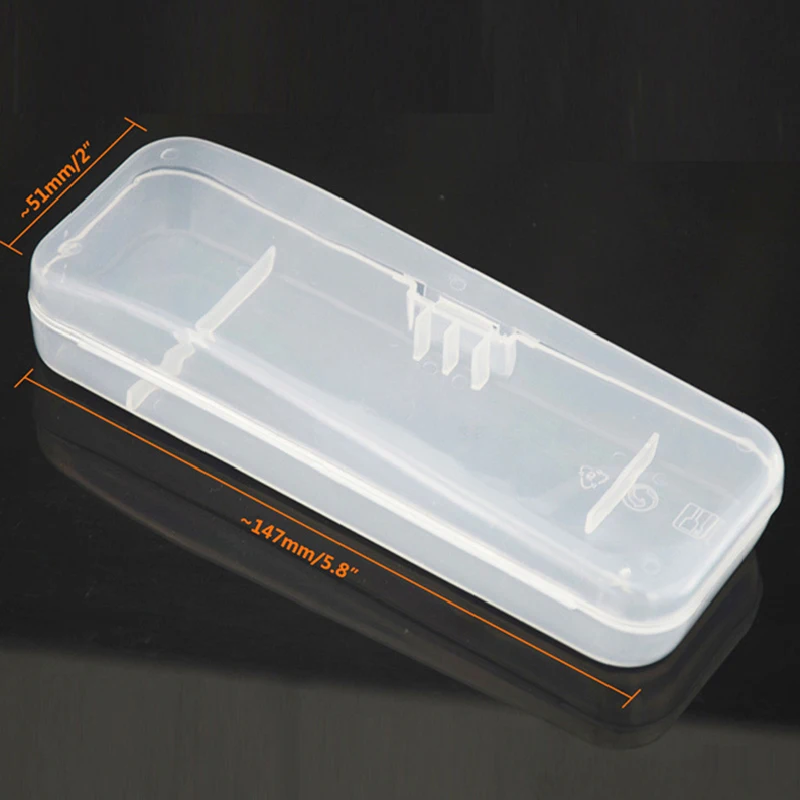 1PC Universal Shaver Storage Box Full Transparent White Plastic Glossy Portable Useful Lightweight Simple Men Razor Box
1PC Universal Shaver Storage Box Full Transparent White Plastic Glossy Portable Useful Lightweight Simple Men Razor Box