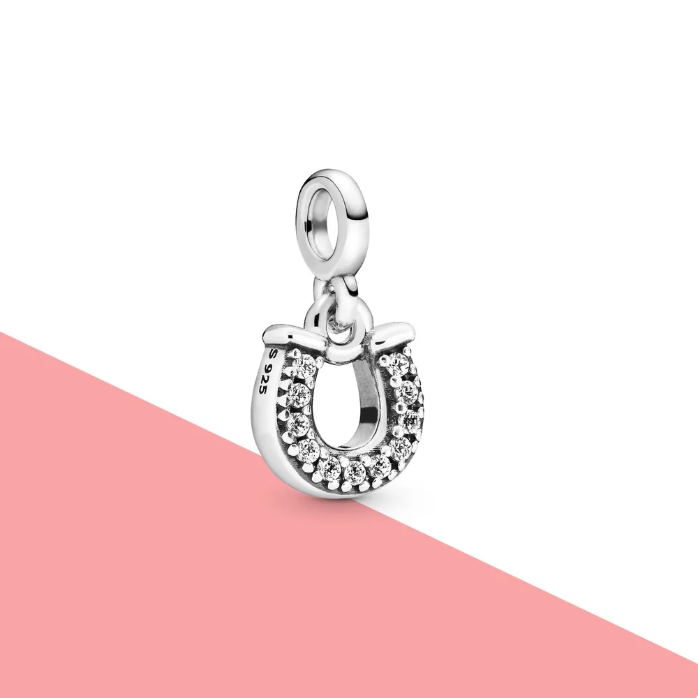 Sterling Silver horse's hoof Me Charm Shiny Zircon Fit Original Pandora Me Nacklace women Bracelet jewelry
Sterling Silver horse's hoof Me Charm Shiny Zircon Fit Original Pandora Me Nacklace women Bracelet jewelry