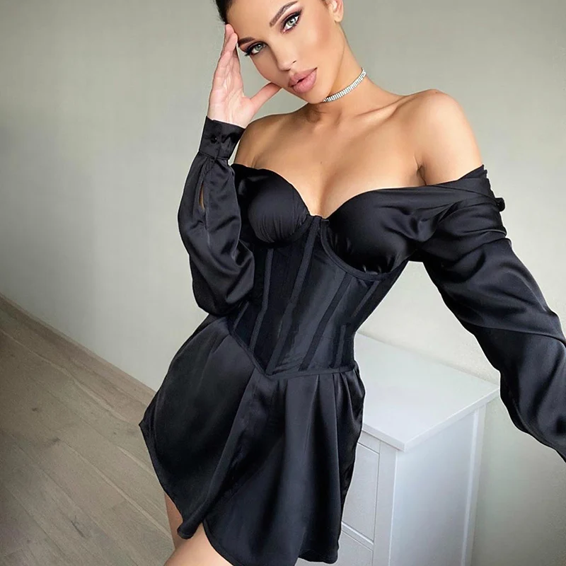 Blouse Dress Women Long Sleeve Button Irregular Hem Solid Sexy Women Party Dresses Hight Waist Eleagnt Lady Dress Mini
Blouse Dress Women Long Sleeve Button Irregular Hem Solid Sexy Women Party Dresses Hight Waist Eleagnt Lady Dress Mini