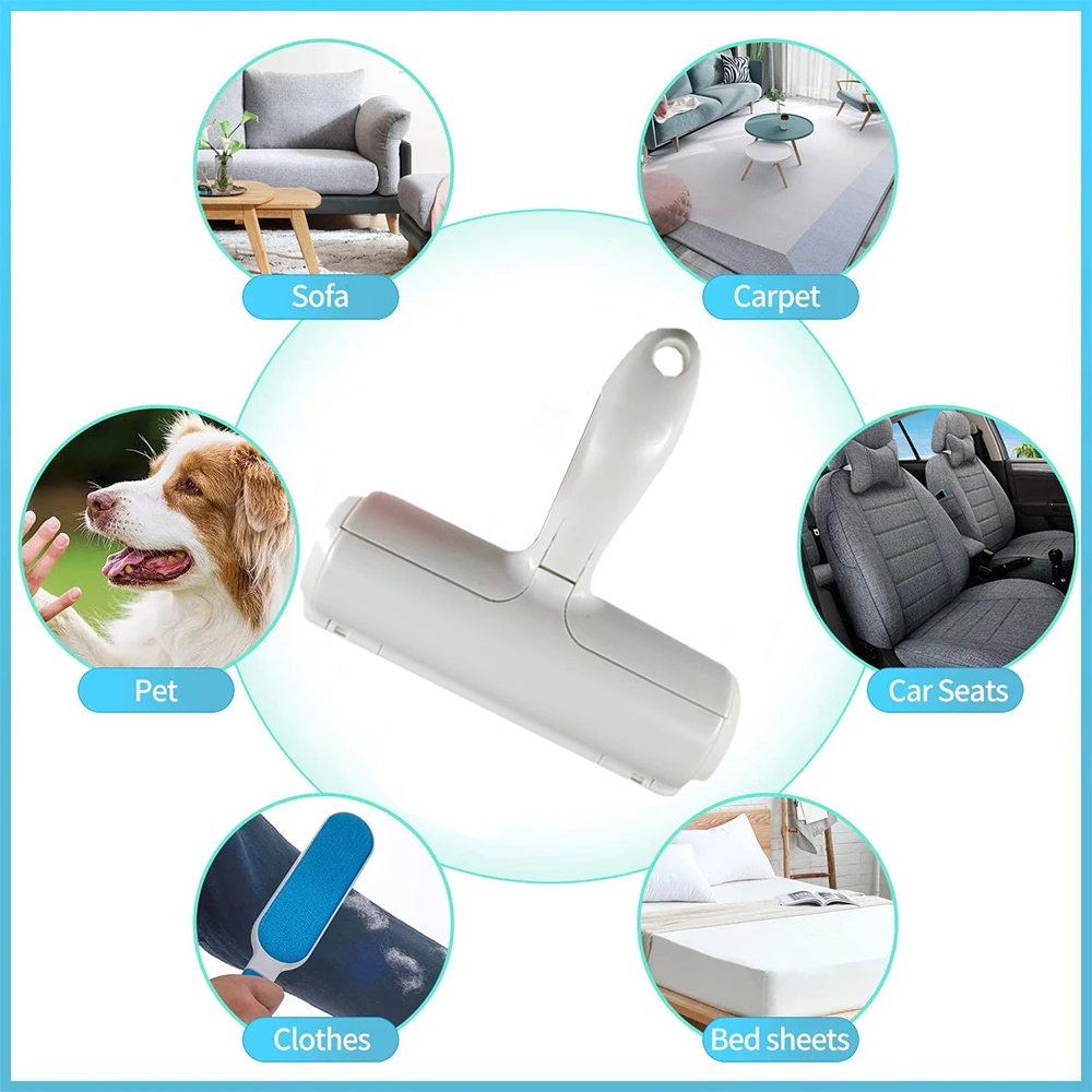 2-Way Pet Hair Remover Roller Dog Cat Hair Cleaning Brush From Furniture Reusable Pet Fur Dust Remover Base Home Sofa Clothes
2-Way Pet Hair Remover Roller Dog Cat Hair Cleaning Brush From Furniture Reusable Pet Fur Dust Remover Base Home Sofa Clothes