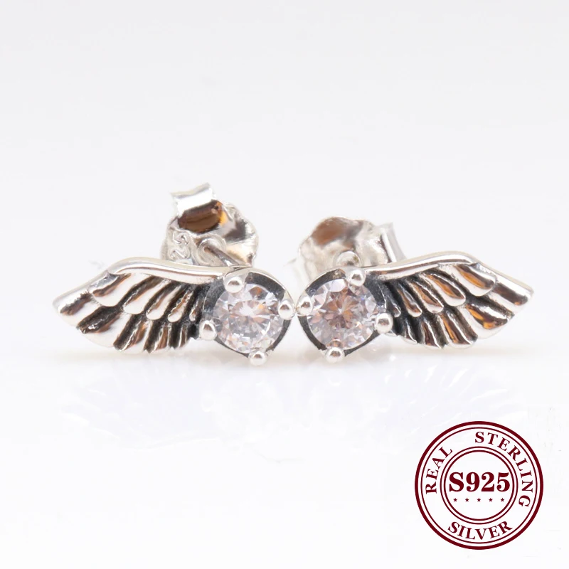 DoDoFly Original 925 Sterling Silver Angel Wing Earrings Creative Angel Wing Feather Earring For Women Gift Jewelry
DoDoFly Original 925 Sterling Silver Angel Wing Earrings Creative Angel Wing Feather Earring For Women Gift Jewelry