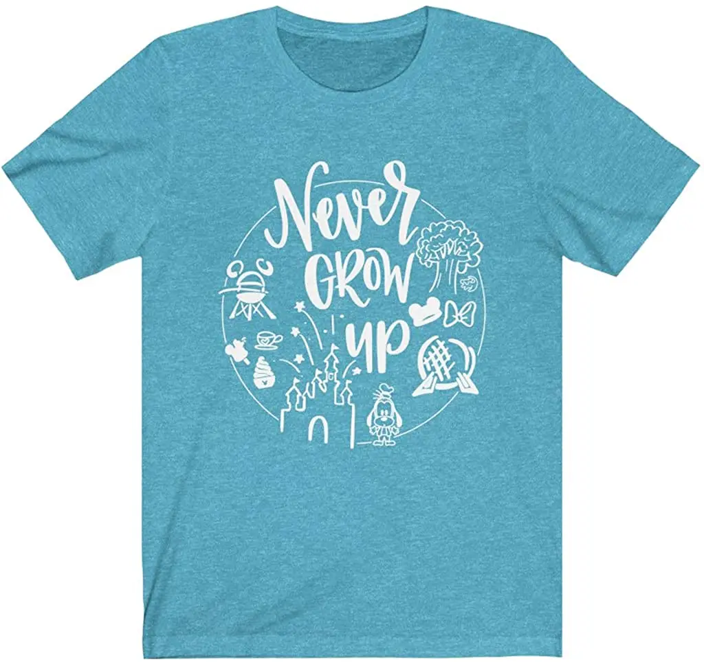 T Shirt Women Tops T-shirt Tee Shirt Unisex Never Grow Up Shirt | Women's Cute Shirt | Unisex Sizing | Cute Shirt for Vacation
T Shirt Women Tops T-shirt Tee Shirt Unisex Never Grow Up Shirt | Women's Cute Shirt | Unisex Sizing | Cute Shirt for Vacation