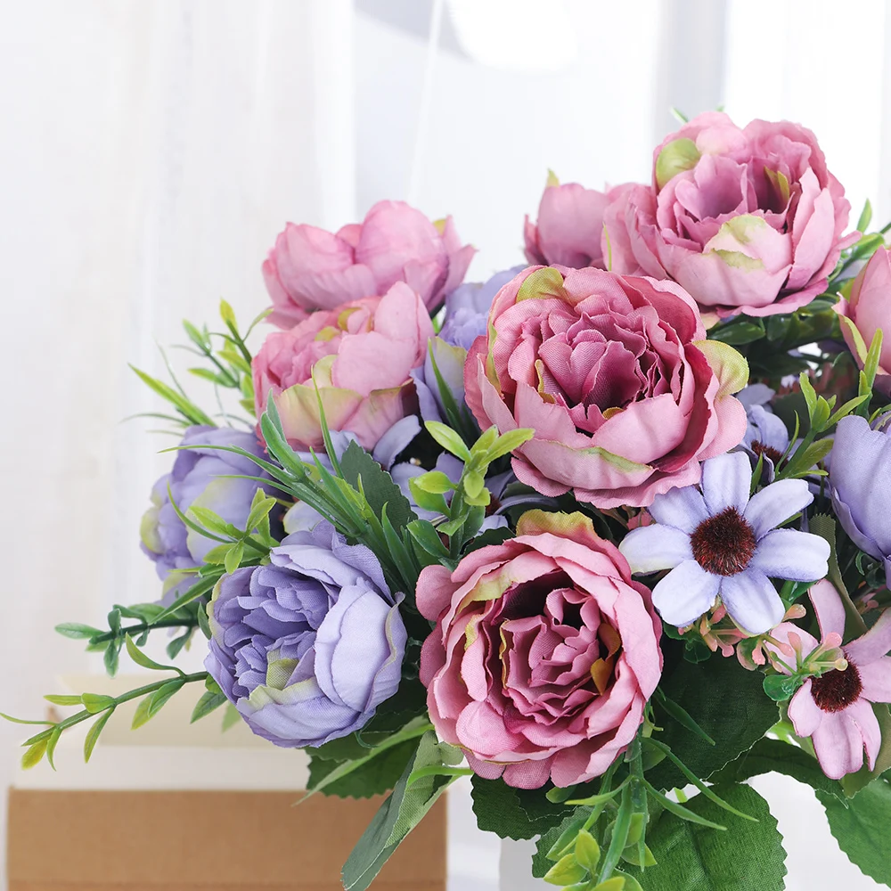 Artificial Simulation Peony Fake Bouquet Home Decoration Holiday Celebration Party Supplies DIY Christmas Wedding Decoration
Artificial Simulation Peony Fake Bouquet Home Decoration Holiday Celebration Party Supplies DIY Christmas Wedding Decoration