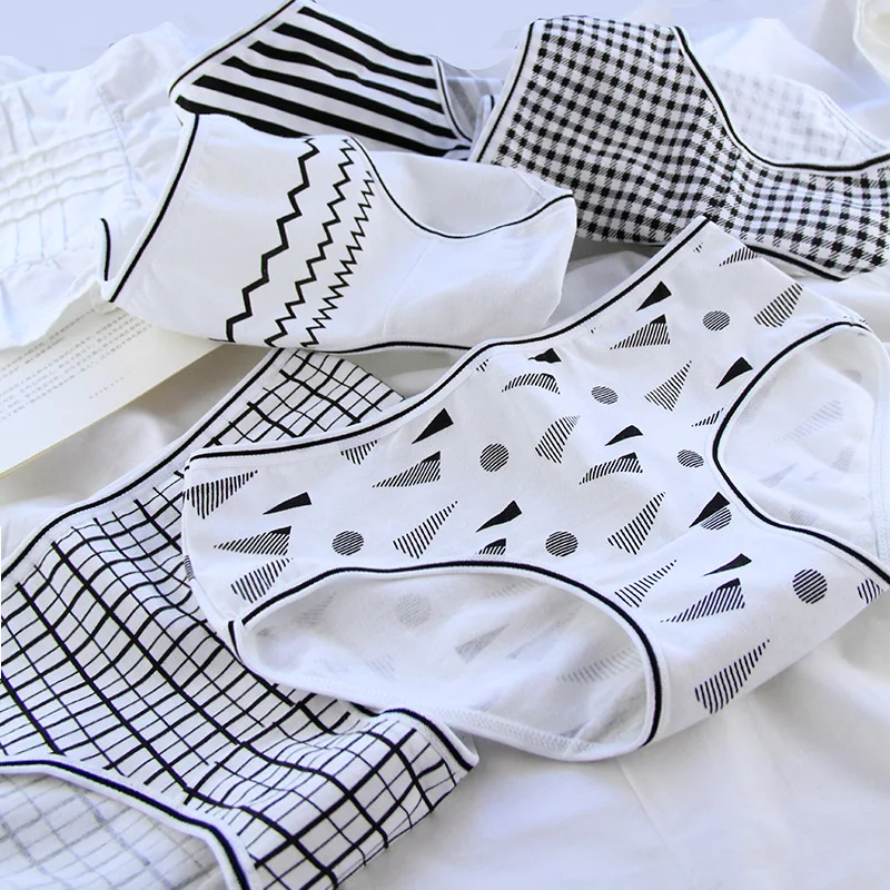 Cute Black and White Striped Panties for Girls Cat Print Panties Cotton Panties Geometric Print Panties Ladies Panties
Cute Black and White Striped Panties for Girls Cat Print Panties Cotton Panties Geometric Print Panties Ladies Panties