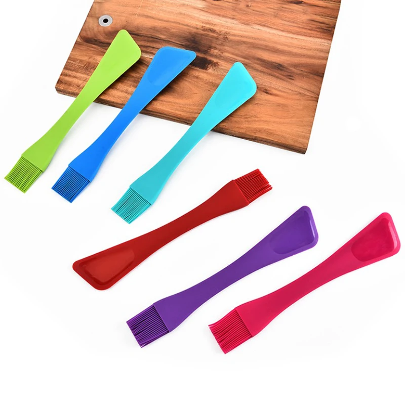 2 in 1 BBQ Brush Silicone Cream Butter Spatula Silicone Oil Brush Small For Kitchen Heat Resistant Spatula Pastry Scraper Baking
2 in 1 BBQ Brush Silicone Cream Butter Spatula Silicone Oil Brush Small For Kitchen Heat Resistant Spatula Pastry Scraper Baking