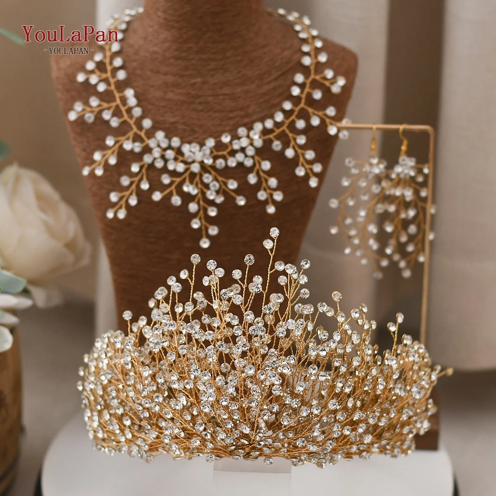 YouLaPan HP193P Trendy Rhinestone Bridal Wedding Tiara Beauty Pageant Crown Bridal Hair Accessories Jewelry Set Bride Headband
YouLaPan HP193P Trendy Rhinestone Bridal Wedding Tiara Beauty Pageant Crown Bridal Hair Accessories Jewelry Set Bride Headband