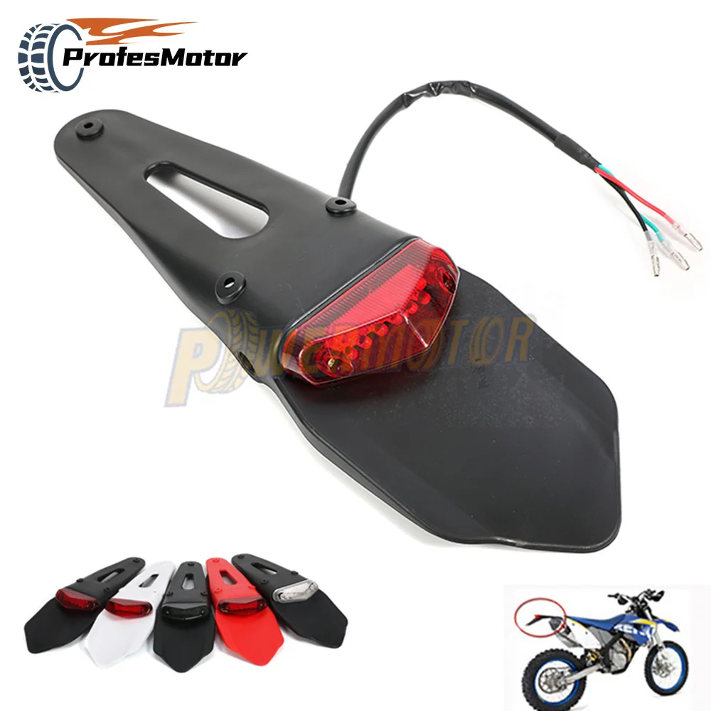 Universal Motorcycle Rear Fender With 12V LED Taillight Brake Lamp For HUSQVARNA SUZUKI TE250 DRZ40 TE300 RMZ250 RMZ450
Universal Motorcycle Rear Fender With 12V LED Taillight Brake Lamp For HUSQVARNA SUZUKI TE250 DRZ40 TE300 RMZ250 RMZ450