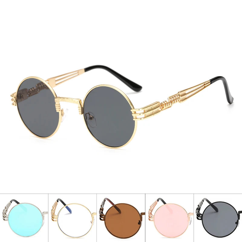 Gothic Steampunk Sunglasses Men Metal Round Shades Male Clear Sun Glasses For Women Hip Hop Steam Punk Sunglasses for women men
Gothic Steampunk Sunglasses Men Metal Round Shades Male Clear Sun Glasses For Women Hip Hop Steam Punk Sunglasses for women men