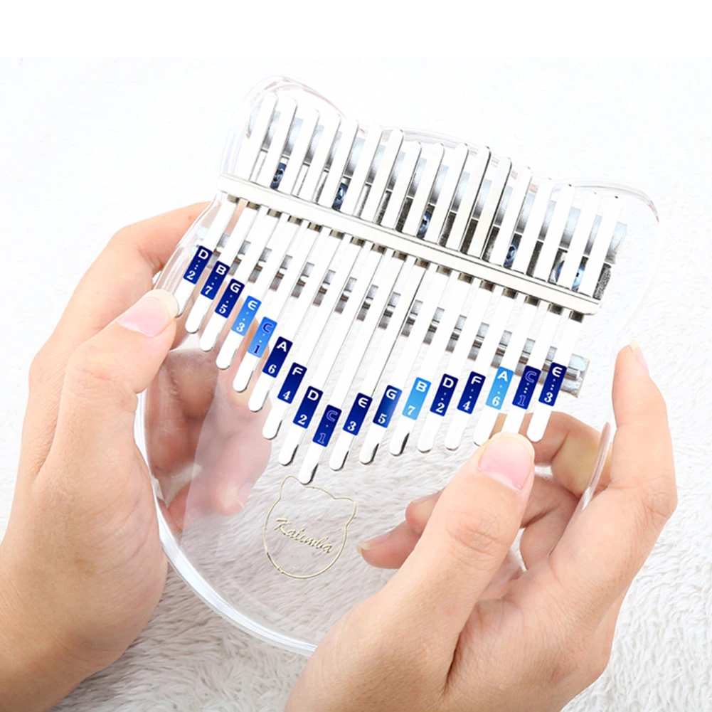 Exclusive Design Crystal 17 Keys Kalimba Thumb Pianos Climba Musical Instrument Finger Piano Machine 17keys Whit Tuner Hammer
Exclusive Design Crystal 17 Keys Kalimba Thumb Pianos Climba Musical Instrument Finger Piano Machine 17keys Whit Tuner Hammer