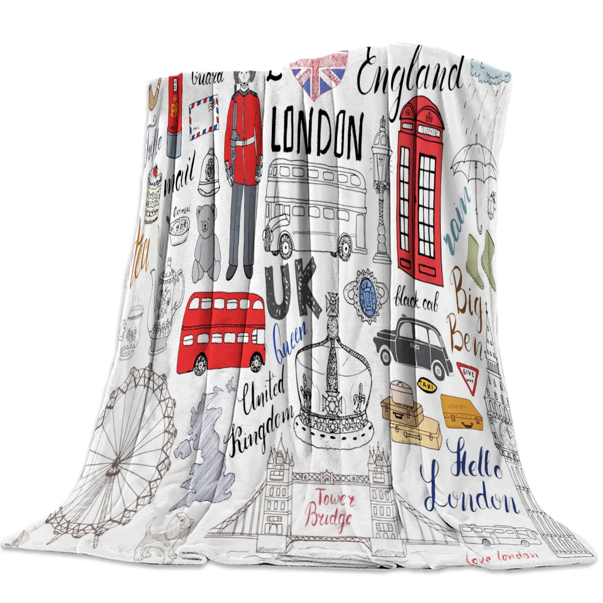 British Graffiti Bridge Car Clock London City Flannel Blanket for Bed Sofa Portable Soft Fleece Throw Funny Plush Bedspreads
British Graffiti Bridge Car Clock London City Flannel Blanket for Bed Sofa Portable Soft Fleece Throw Funny Plush Bedspreads