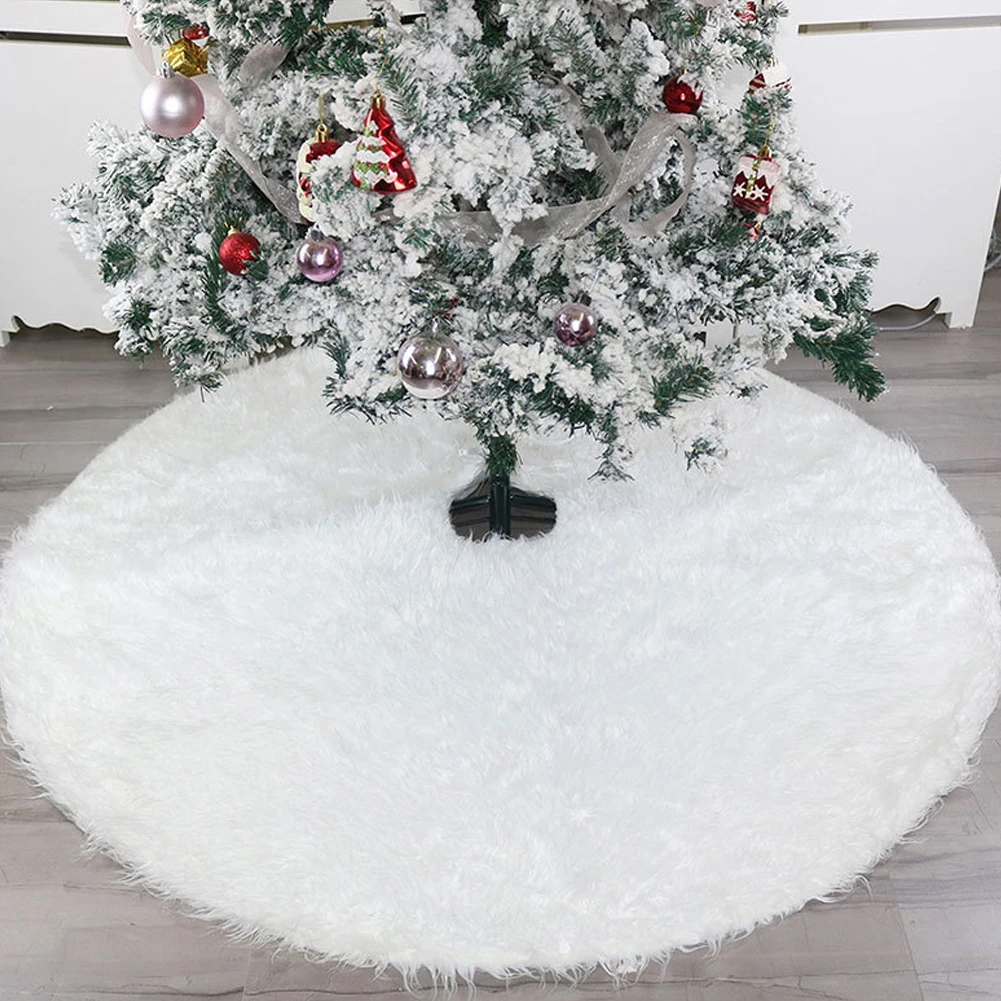 1pc White Christmas Tree Skirt Plush Faux Fur Carpet Xmas Floor Mat Ornaments Wedding Birthday New Year Christmas Tree Decor
1pc White Christmas Tree Skirt Plush Faux Fur Carpet Xmas Floor Mat Ornaments Wedding Birthday New Year Christmas Tree Decor