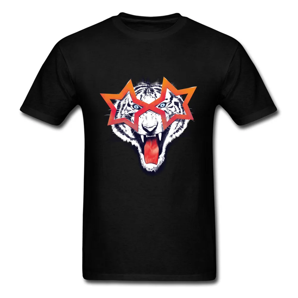 Мужская футболка с принтом тигра и звездами, свободная хлопковая Футболка с круглым вырезом и короткими рукавами, лето 2021 
Мужская футболка с принтом тигра и звездами, свободная хлопковая Футболка с круглым вырезом и короткими рукавами, лето 2021