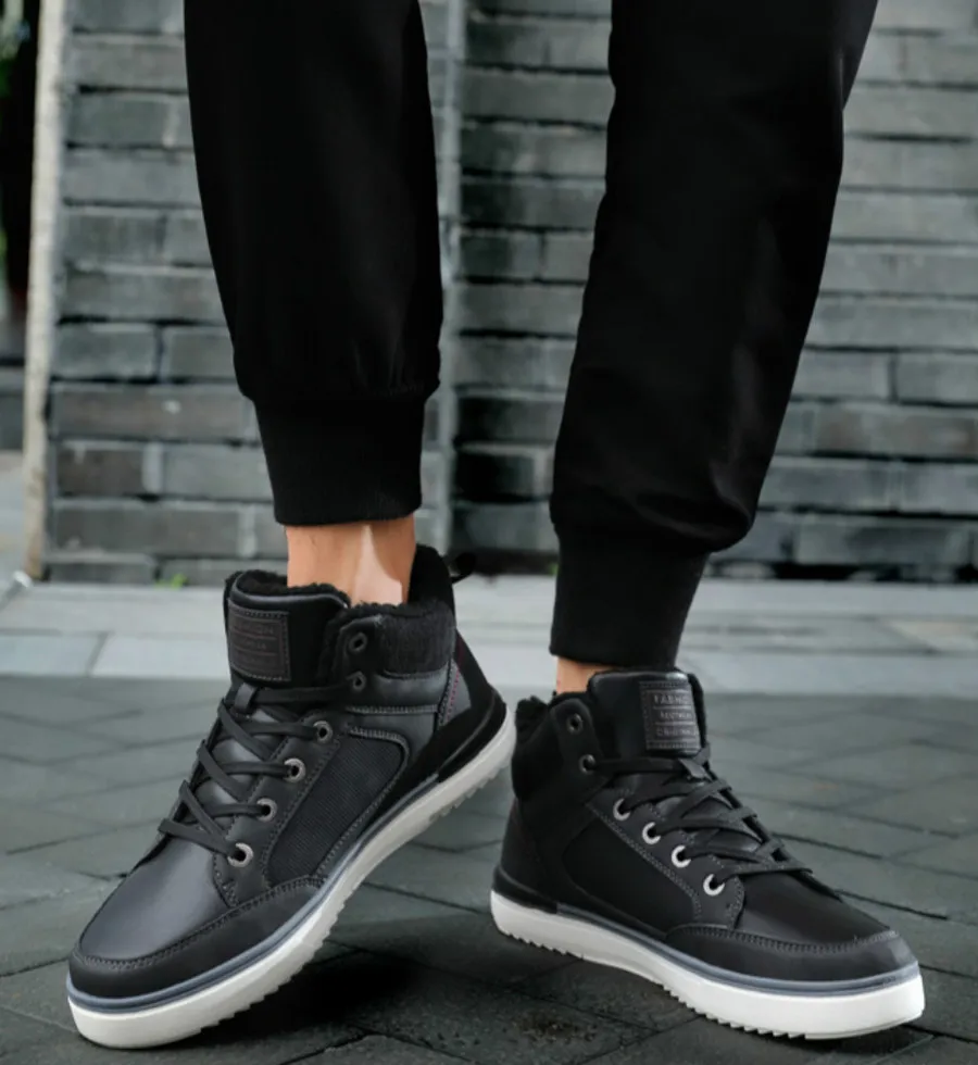 2019 New Winter Men Boots High Quality Plush Warm Ankle Boots Fur Snow Boots Waterproof Men Shoes Warm Sneakers Boots Size 39-46
2019 New Winter Men Boots High Quality Plush Warm Ankle Boots Fur Snow Boots Waterproof Men Shoes Warm Sneakers Boots Size 39-46