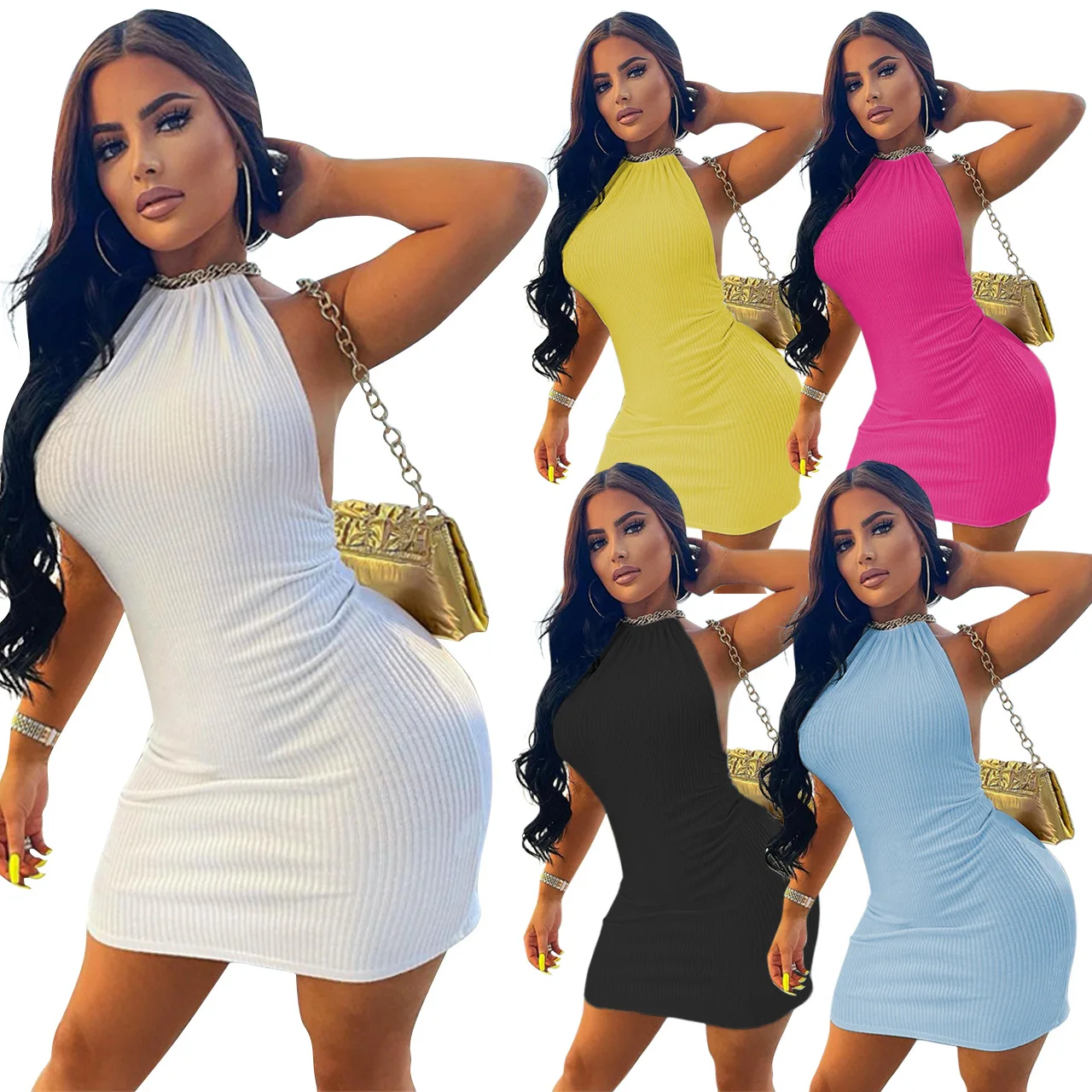 Casual Women Mini Dress Backless Bodycon Solid Color Streetwear Summer Party Night Clubwear Outfit
Casual Women Mini Dress Backless Bodycon Solid Color Streetwear Summer Party Night Clubwear Outfit