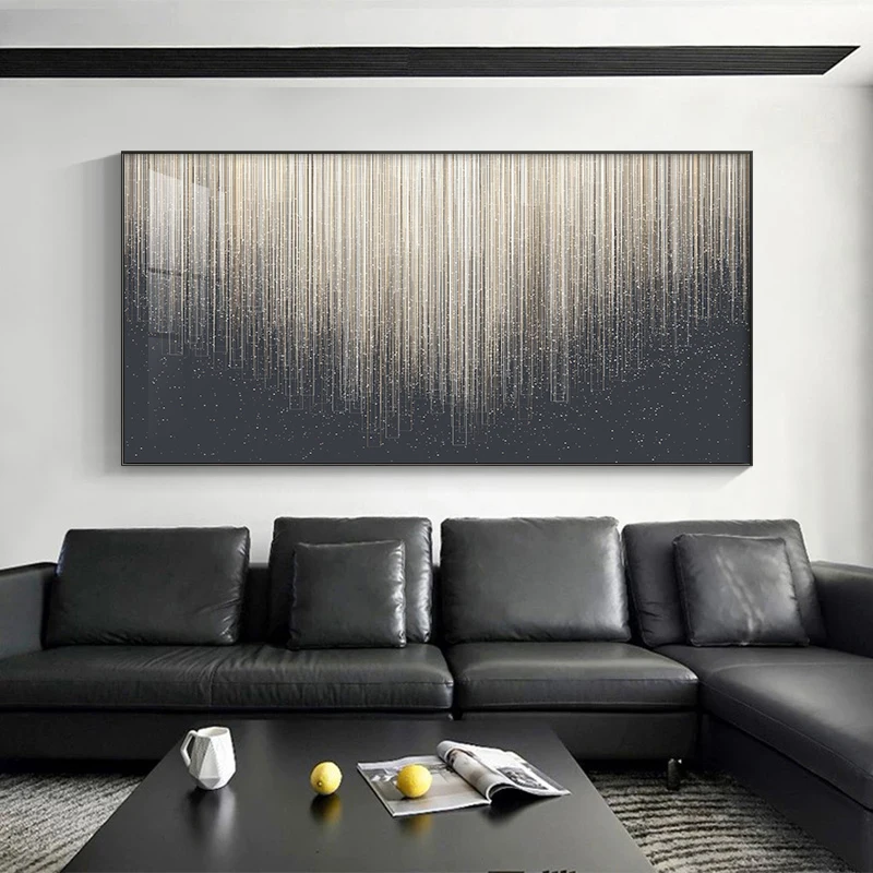Abstract Luxury Decorative Paintings Golden Starry Sky Canvas Posters Light and Shadow Moon Wall Art Pictures for Living Room
Abstract Luxury Decorative Paintings Golden Starry Sky Canvas Posters Light and Shadow Moon Wall Art Pictures for Living Room