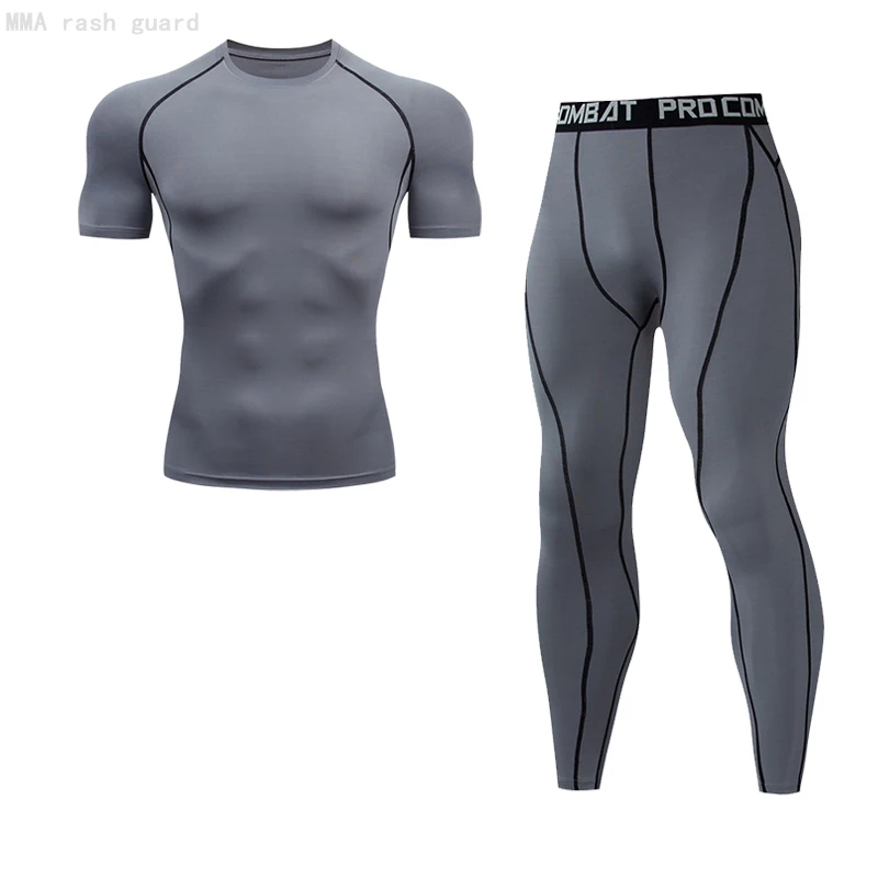 Mens Suits Jogging suits Compression sportswear Summer Gyms Workout Short shirt training pants Training Pants MMA Rashard kit
Mens Suits Jogging suits Compression sportswear Summer Gyms Workout Short shirt training pants Training Pants MMA Rashard kit