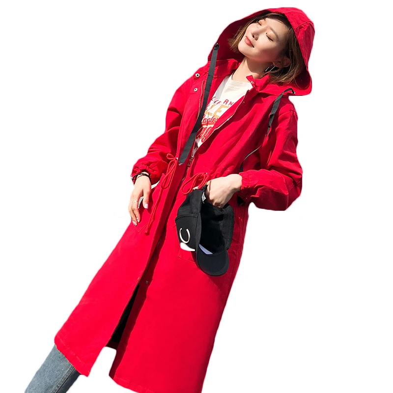 Модная ветровка женская одежда Новинка 2022 весна осень длинные тренчи пальто