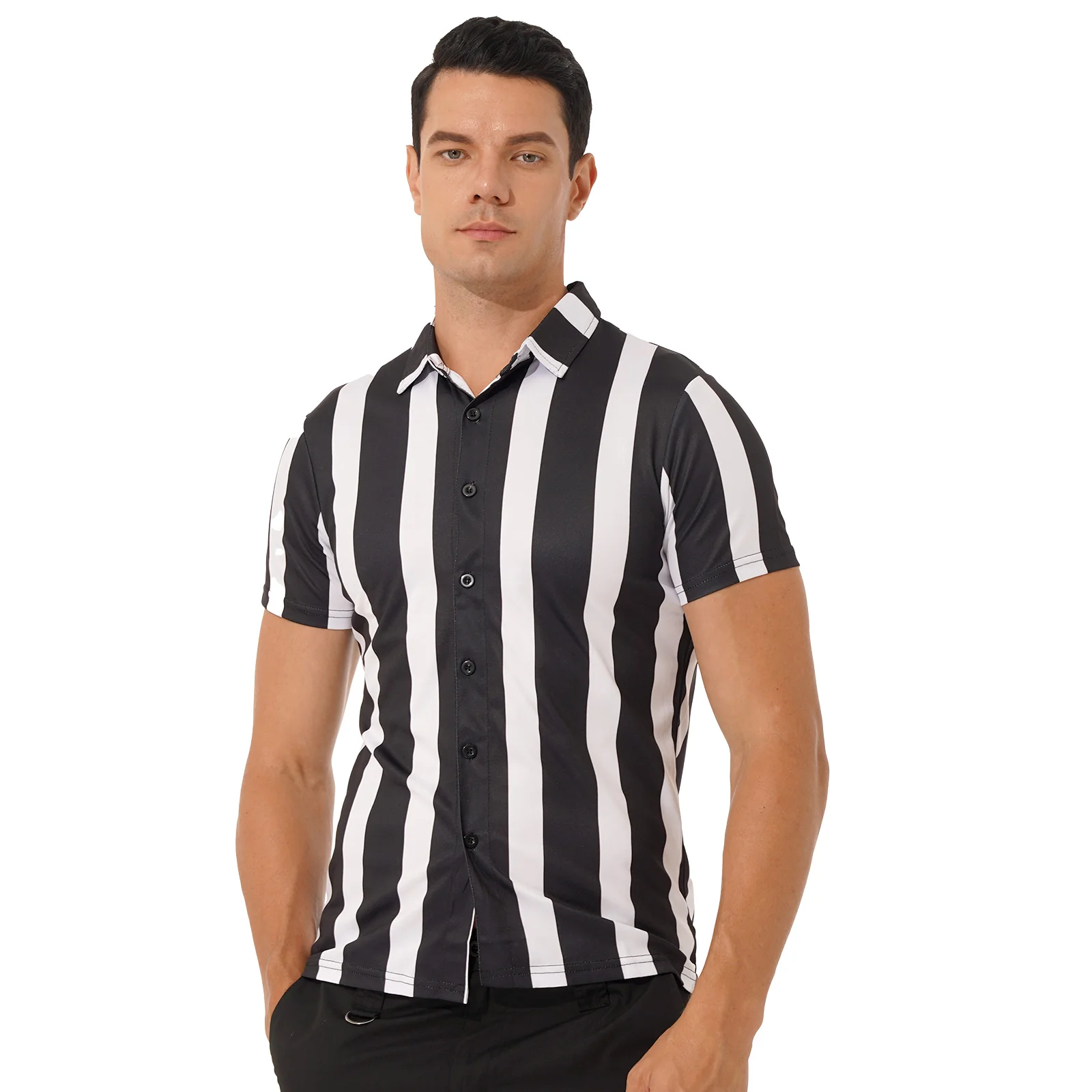 Men Fashion Striped Short Sleeve T-shirts Casual Turn-down Collar Button Down Shirt Blouse Top Office Casual Business M L XL 2XL
Men Fashion Striped Short Sleeve T-shirts Casual Turn-down Collar Button Down Shirt Blouse Top Office Casual Business M L XL 2XL