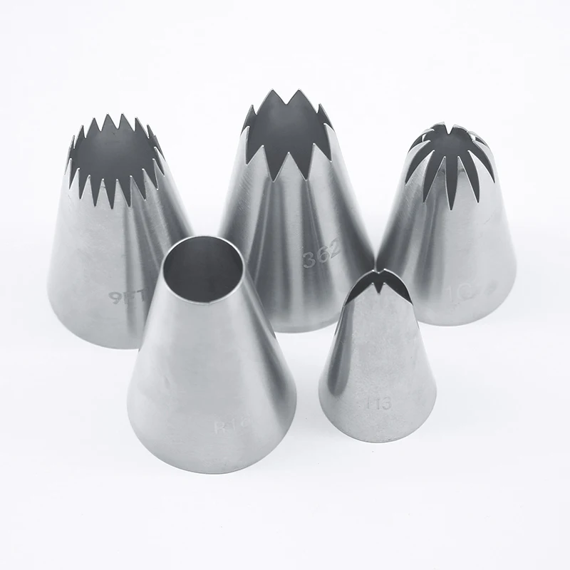 HMZCN 1PC 6 Size Icing Piping Pastry Nozzle Russian Tips Baking Tools Cream Cake Decorating Set Stainless Steel Nozzles Cupcake
HMZCN 1PC 6 Size Icing Piping Pastry Nozzle Russian Tips Baking Tools Cream Cake Decorating Set Stainless Steel Nozzles Cupcake